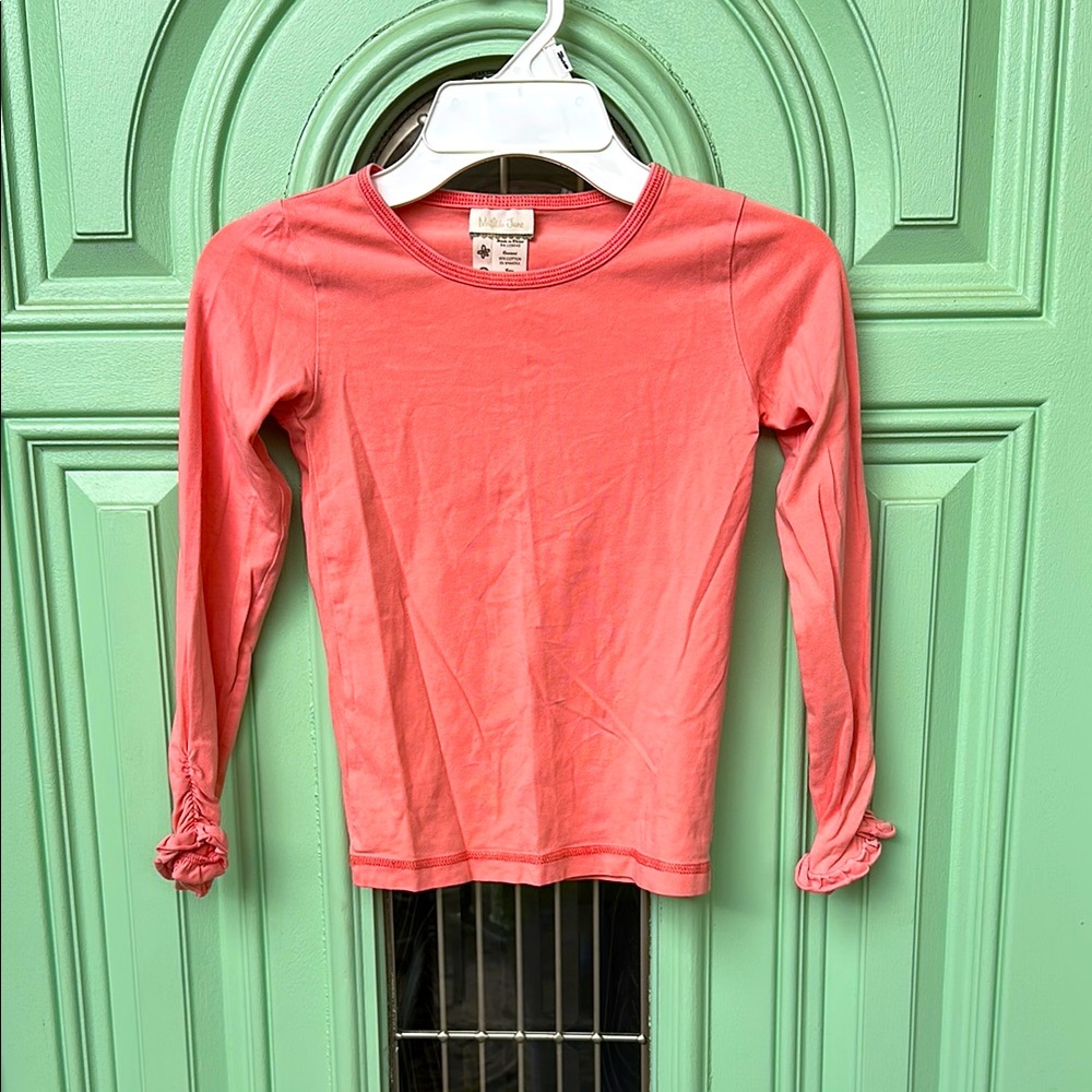 Matilda Jane Girls Size 6 Pink Long Sleeve Tee
